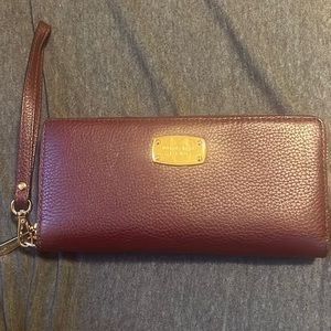 **SOLD** Maroon Large Michael Kors Wallet